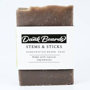 Stems & Sticks CBD Beard Soap - Beard Shampoo Bar